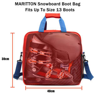 Funda Rígida Ajustable para Tabla de Snowboard con Correa para Hombro, Logotipo Personalizado, Protección Suave, Funda Antirrobo con USB para Productos de Esquí - Product Image 4