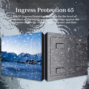 P4 p5 p6 p8 עמיד עמיד עמיד בפני מסך הדלת דיגיטלי עם שלט חיצוני הר Turnkey - Product Image 5