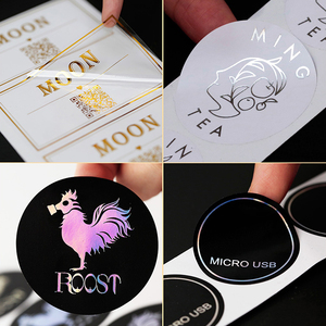 Etiquette d'emballage personnalisée, <span class=keywords><strong>impression</strong></span> d'autocollants en PVC vinyle blanc découpé à l'emporte-pièce - Product Image 2