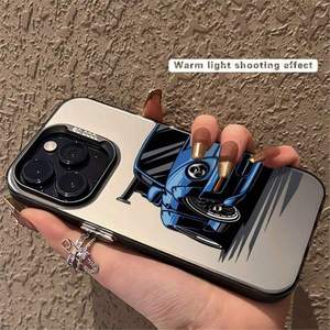 Custodia per Telefono a Tema Anime in TPU Morbido Riflettente, Antiurto, <span class=keywords><strong>Impermeabile</strong></span>, con Verniciatura UV per 16 Pro Max 15 Pro Max 14 13 12 <span class=keywords><strong>11</strong></span> - Product Image 5