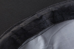 Gorras de Béisbol Monocromáticas de 6 Paneles para Entrenamiento de Seguridad, al por Mayor, de Poliéster/Algodón Negro, Unisex, para las Cuatro Estaciones - Product Image 5