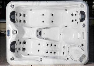 <span class=keywords><strong>Spa</strong></span> paresseux Bain à remous Étapes Chauffage Ozone Overflow Whirlpool Outdoor Hot Tub Swim <span class=keywords><strong>Spa</strong></span> - Product Image 3