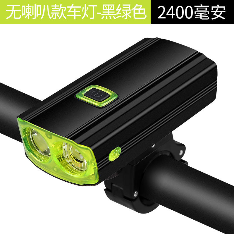 ไฟหน้า 581 (ดำ/เขียว), 2400 mAh, ไม่มีแตร