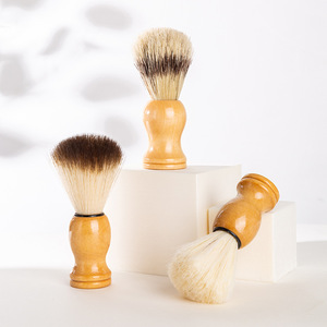 Outil professionnel de Salon de coiffure, brosse à <span class=keywords><strong>barbe</strong></span> en mousse, brosse à poils pour hommes - Product Image 3