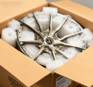 GRAYFOX Custom Brush Polish 2 pièces 17 18 -22 pouces 5x112 5x120 pour <span class=keywords><strong>BMW</strong></span> F30 G80 <span class=keywords><strong>E46</strong></span> G83 X5M M5 Audi Jantes en alliage forgé - Product Image 2