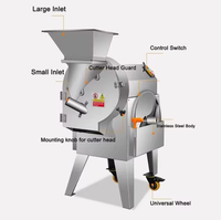 Máquina cortadora de verduras industrial, cortadora de patatas, máquina comercial para cortar alimentos para fábrica de procesamiento de alimentos