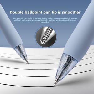 Stylo gel à pointe fine 0,5 mm/0,7 mm pour une prise confortable et une écriture fluide, faible centre de gravité, en plastique, idéal pour les professionnels. - Product Image 3