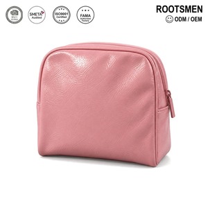 Sac de rangement en cuir pour cosmétiques, personnalisation ODM/OEM, fermeture éclair métallique, sac de soirée, pochette de haute qualité, mode Rootsmen - Product Image 1