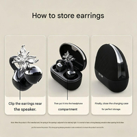 Desain Tas Terbaru ENC Earphone Peredam Kebisingan Daya Tahan Baterai Lama Ear Clip BT Audifonos Inalambricos Tws Wireless Earbuds