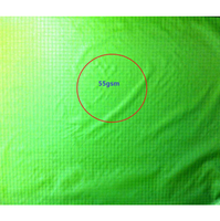 Tissu taffetas ripstop enduit PU 210T 100% nylon ultraléger, imperméable et résistant aux taches pour sacs de parachute, hamacs et bagages d'extérieur