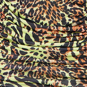 Nouveau design Halter Sexy Backless Hollow Slim Sheath Robe de plage d'été à imprimé léopard - Product Image 3