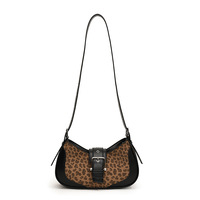 Sacs à main et sacs à main imprimés léopard Cheetah Print Hobo Shoulder Bag Y2k Leopard Crescent Tote Bag Cheetah Clutch Purse