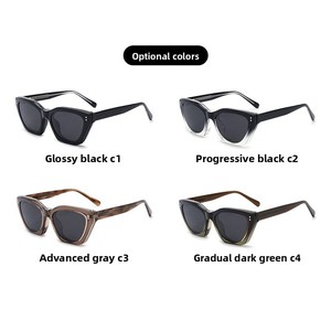Lunettes de soleil magnétiques à clipser TR90 Premium pour hommes et femmes, verres polarisés HD TAC, pour la conduite et le sport, monture optique, vente en gros - Product Image 2