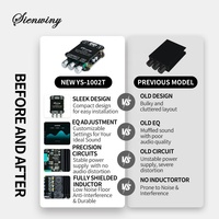 Module d'amplificateur BT YS-1002T 200W, 2 canaux 100W*2, stéréo Hi-Fi, avec réglage indépendant du volume des aigus et des basses pour haut-parleur DIY