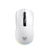 Souris de jeu tri-mode OEM ODM ONIKUMA DM07 blanche PAW3311 sans fil RGB avec logo personnalisé certifiée FCC CE