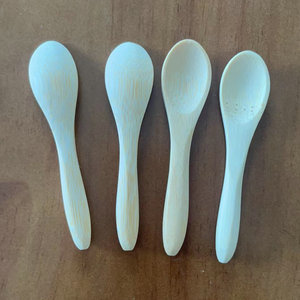 Honey Spoon 9Cm Long Eco Friendly Wooden Spoon For Children Medicine Daily Use Tableware Custom Logo Engraving - Product Image 2