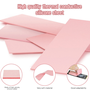 แผ่นยางซิลิโคนกันความร้อนแผ่นปิดช่องว่างปราศจากสื่อนำไฟฟ้าแผ่นระบายความร้อนสำหรับแล็ปท็อป GPU - Product Image 2