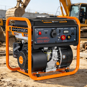 Home Use <b>Gasoline</b> Welding Generator3.2kw 3.5kw 4-Stroke Air-Cooled Engine 240CC 230V Lightweight - Product Image 1