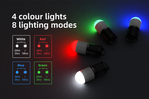 Xtar SD1 Trắng Tích Hợp Màu Đỏ Màu Xanh Lá Cây Màu Xanh Lá Cây Bốn Màu Sắc 8 Chế độ Chiếu Sáng Dưới Nước 100M Lặn Tín Hiệu Ánh Sáng - Product Image 2