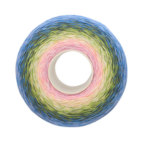 100% Cotton Yarn-Texturized Anti-Pilling Dyed Hand Knitting Crochet Yarn for Shawls & DIY