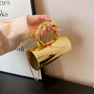 New Fashionable Candy Colored Acrylic <b>Box</b> Bag Laser Makeup Bag Chain Strap Crossbody Bag - Product Image 2