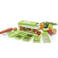 Hete Verkoop Multifunctionele 14 In 1 Fruit Groente Uiensnijder Spotter Spiralisator Shredder Hand Raspen Groente Chopper Cutter