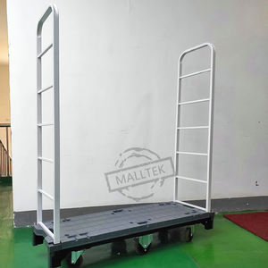 Zware Merchandiser 6 Wielen Japanse Logistieke <span class=keywords><strong>Trolley</strong></span> Supermarkt Transport Magazijn <span class=keywords><strong>Trolley</strong></span> - Product Image 2