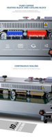 Transportbaan Type Continue Afdichting Sealer Machine Met Code Printer Voor Het Afdichten Van Afdrukken Van Plastic Papieren Aluminium Zakken Staan Zakjes