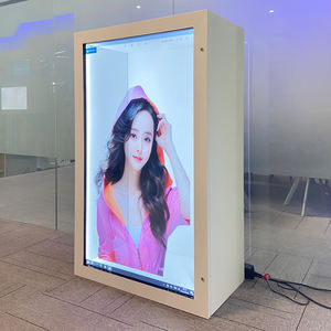 32 pouces grand écran tactile publicité écran Transparent affichage <span class=keywords><strong>Oled</strong></span> boîte holographique <span class=keywords><strong>projecteur</strong></span> vitrine - Product Image 2