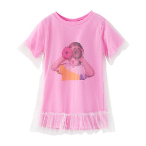 Vêtements pour enfants en dropshipping, robe décontractée pour filles de style européen avec motif, à acheter directement de l'usine chinoise - Product Image 1