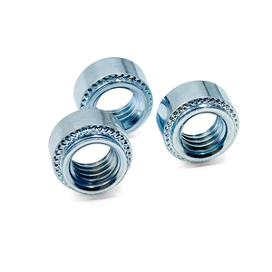 Kẽm mạ Báo Chí đinh tán hạt cho tấm kim loại clinching Nut M2 M2.5 M3 M4 M5 M8 thép carbon rivnut tự clinching chèn nutsert - Product Image 5