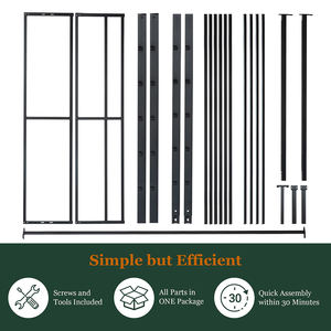 Facile montaggio Design moderno 160x200 <span class=keywords><strong>180x200</strong></span> minimalista re 2 posti ferro metallo doppio telaio <span class=keywords><strong>letto</strong></span> con bulloni - Product Image 6