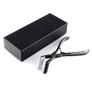 OEM Stainless Steel Tape In Hair Extension Applicator Pliers Spring Action Adhesive Weft Pressing <b>Clamp</b> Tool for Salon Use - Product Image 6