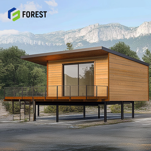 Villa préfabriquée en acier léger de luxe à 2 étages avec garage, conception professionnelle, construction de maison sur mesure - Product Image 1