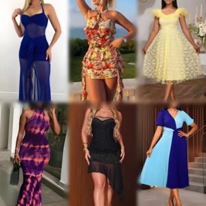 Liquidación a Bajo Precio: Vestidos de Mujer Modernos, Retro, Casuales, Surtidos, Envío Aleatorio - Product Image 3