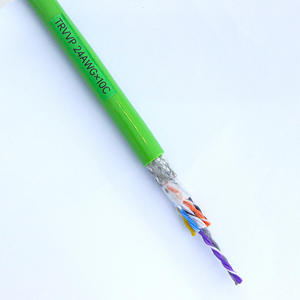 Trvvp 10 * 0.3mm शिelded सिग्नल रोबोट नियंत्रण केबल प्रत्यक्ष कारखाने की आपूर्ति लचीली ड्रैग चेन संचार केबल्स - Product Image 3