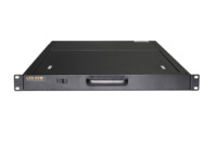 Console KVM robuste Pontron 19 1U pour montage en rack, écran TFT LED 17 pouces 1280x1024, anti-vibration, commutateur VGA 8 ports, en stock, garantie 3 ans