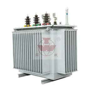 Yawei S11 S9 transformator distribusi listrik, tiga fase tiang dipasang tipe minyak listrik terbenam 33kv 22/0