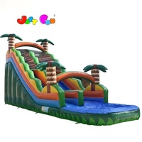 Glissière d'eau gonflable commerciale de jungle pour des enfants et des adultes pour la location de partie à vendre