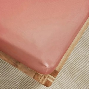 Parure de <span class=keywords><strong>lit</strong></span> quatre pièces en tissu de fibre de bambou rose pâle, absorbant l'humidité, durable, avec drap-housse, idéale pour la famille - Product Image 4