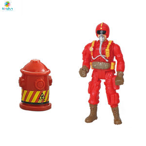 Ensemble de pompiers militaires lumineux et musicaux, camion de pompiers, hélicoptère, figurines d'action, jouet en plastique, équipement de combat de simulation, garçons - Product Image 3