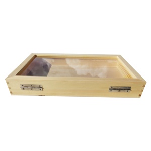 Boîte <span class=keywords><strong>en</strong></span> <span class=keywords><strong>bois</strong></span> personnalisée avec fenêtre transparente vitrine <span class=keywords><strong>en</strong></span> <span class=keywords><strong>bois</strong></span> naturel pour femmes - Product Image 3