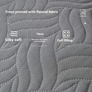 Single-Person Ultrasonic Quilted Recliner Cushion <strong>Cover</strong> Waterproof Geometric Wave Integrated Dustproof Washable Sofa Slipcover - Product Image 1