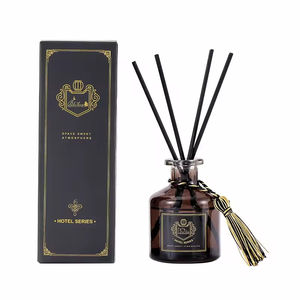 Luxury Home Fragrance for <b>Reed</b> <b>Diffuser</b> Set Hotel-Style Air Freshener with Fireless Essential <b>Oil</b> Glass Material for Home Use - Product Image 6