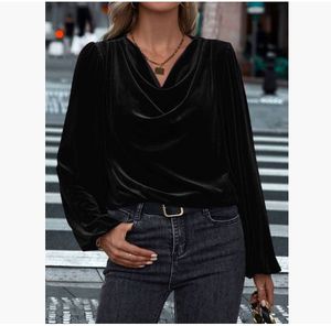 Nouvelle collection Automne/Hiver 2026 : <span class=keywords><strong>Haut</strong></span> à manches longues pour femme, style européen et américain - Product Image 6