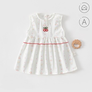 Guai, Nueva Llegada, Pijamas de Verano para Niñas, sin Mangas, de Algodón Antibacterial, con Dibujos Animados, Estilo Princesa, Lindas, Casuales y Transpirables - Product Image 2