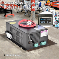 Nouvelle alimentation laser Startnow 100W-BD avec écran d'affichage, tube laser CO2 90W/120W, longueur d'onde 10,6 µm, garantie 10 mois, 3,5 kg