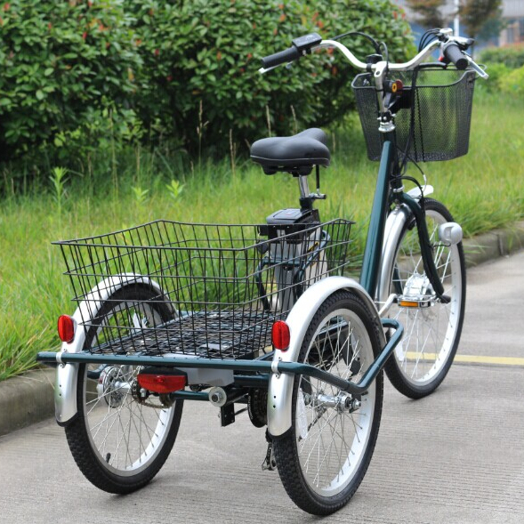 Electric Tricycle с Cargo для Adults, 36V, 250W, 20 дюймов