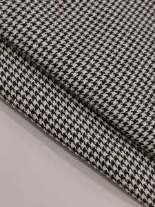 Chất lượng cao 10% linen, 50% Cotton, 40% <span class=keywords><strong>polyester</strong></span> cổ điển hai màu Houndstooth bông Linen đan xen vải - Product Image 2