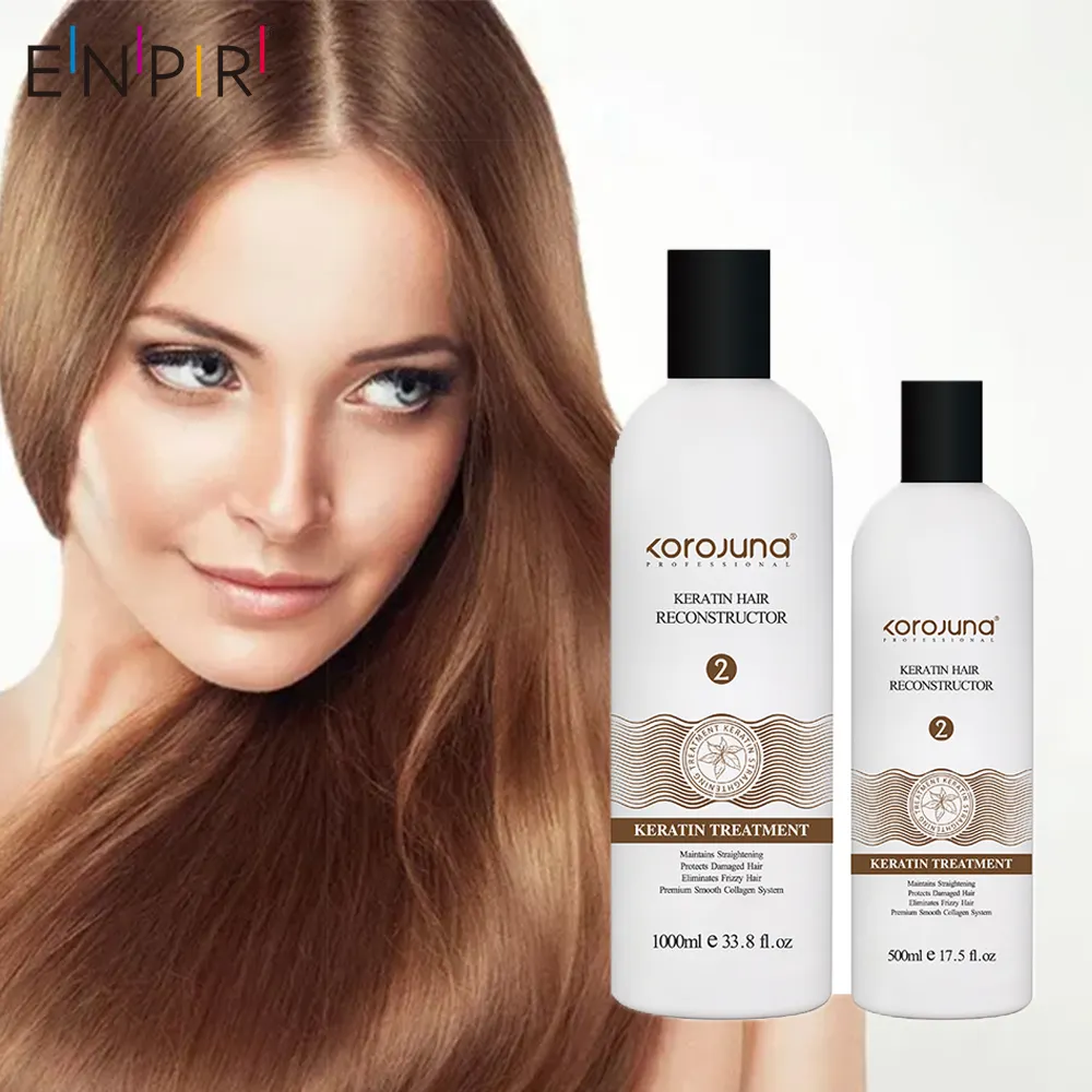 Conjunto completo de tratamento de loção de cabelo, tipo de queratina brasileira livre formaldeído proteína em massa